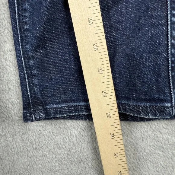 American Eagle Jeans Womens 14 Super High Rise Baggy Wide Leg Dark Wash NEW - Picture 9 of 13